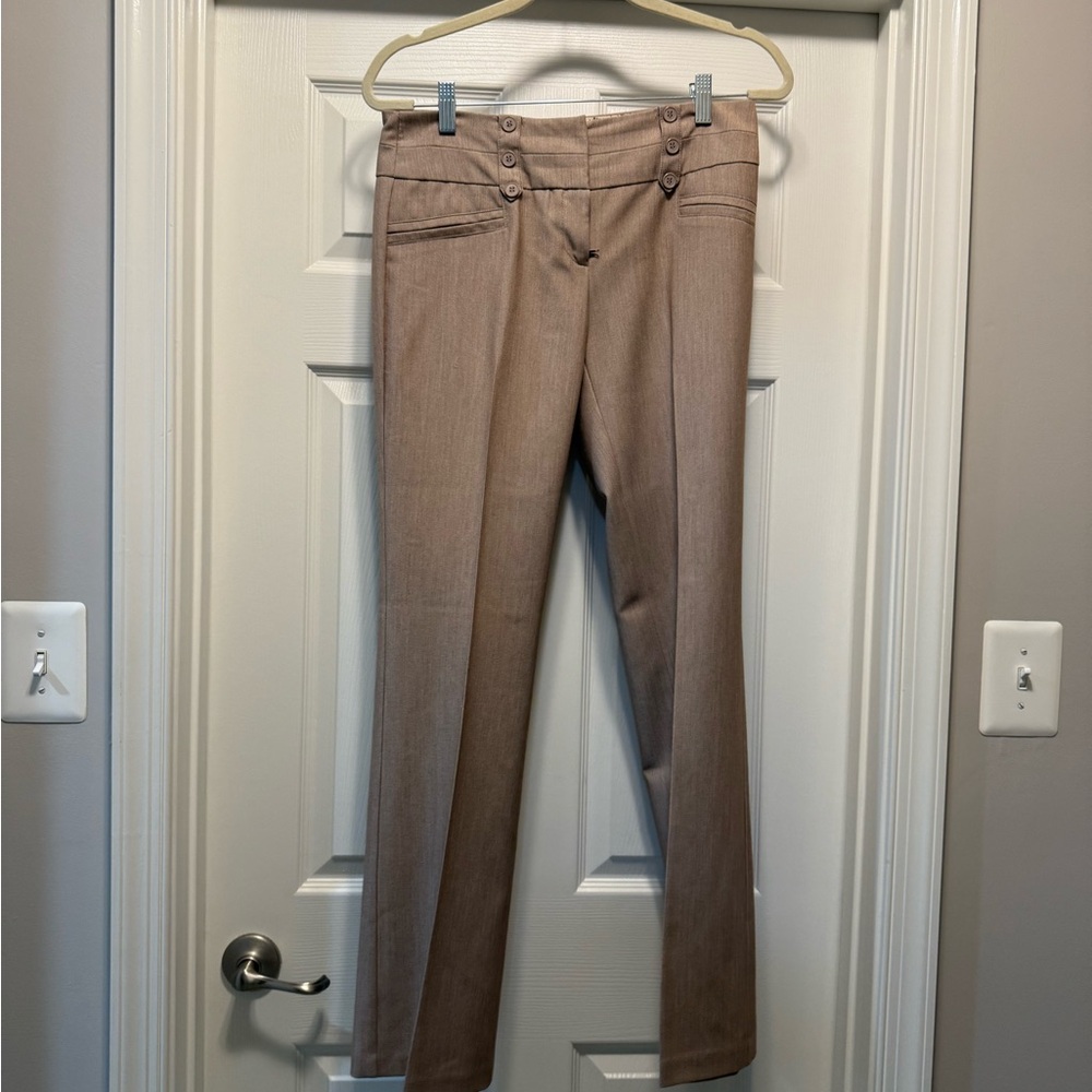 Joe Benbasset Tan Straight Leg Pants